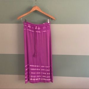 New Girls Purple JUSTICE Tie-Dyed Skirt Size 10R